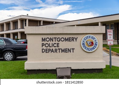 Montgomery, AL / USA - August 27, 2020: Montgomery Police Department Building