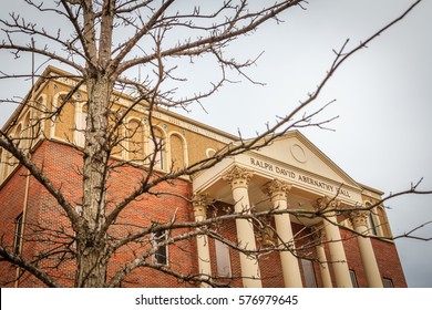 MONTGOMERY, ALABAMA - 11 FEBRUARY, 2017: Ralph David Abernathy Hall Dedicated In 2009 And Named For Alabama State University Alumnus And Civil Rights Icon Ralph David Abernathy.