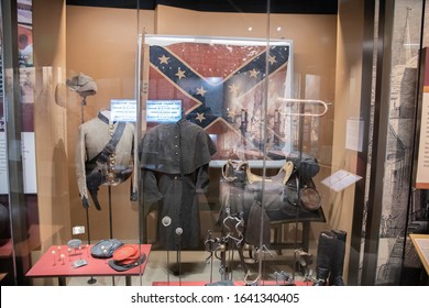 Montgomery, Alabama: December 20, 2019:   Interior Of The Alabama Department Of Archives And History Museum.  The Alabama Archives Opened In 1901.