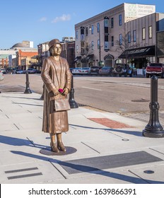 MONTGOMERY, ALABAMA - FEBRUARY 8, 2020:  Rosa Parks Dedication Statue:  Statue of Parks dedicated in Alabama’s capital city on 2 December 2019.