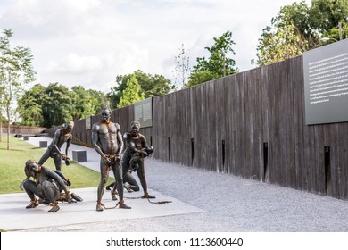 Montgomery, Alabama/USA - June 14, 2018: National Memorial for Peace and Justice