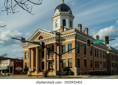 Monticello Georgia February 27 2021 A Picture Looking At The Butts County Court House