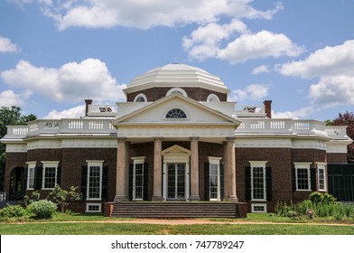 Jefferson’s Monticello In The Summer