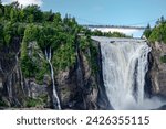 Montmorency Falls, located near Quebec City, is the region