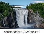 Montmorency Falls, located near Quebec City, is the region