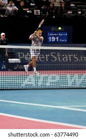 MONTPELLIER - FRANCE - OCTOBER 25 :  Arnaud ClÃ?Â©ment Loses At The Men's Single 1st Round Of The Montpellier Sud De France Tennis Open.