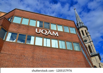 MONTREAL CANADA 01 11 2013: UQAM  The Universite Du Quebec A Montreal Is A Public University Based It Is A French-language University 