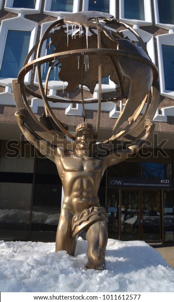 Montreal Canada 01 24 18 Statue Stock Photo Edit Now - 