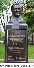 MONTREAL CANADA 03 16 2022: 
Camille Laurin Psychiatrist And Parti Québécois (PQ) Politician In Quebec, He Is Considered The Father Of Quebec's Language Law Known Informally As 