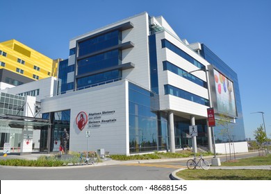 MONTREAL CANADA 09 14 2016: Shriners Hospitals For Children Canada, Located In Montreal-Quebec, Provides World-class Care To Children From Across Canada