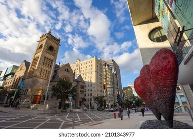 Montreal, Canada, 10 September 2021: Montreal Museum Of Fine Arts, MMFA, One Of The Biggest Art Museums In North America, Its Collection Showcases Quebec And Canadian Heritage And International Art