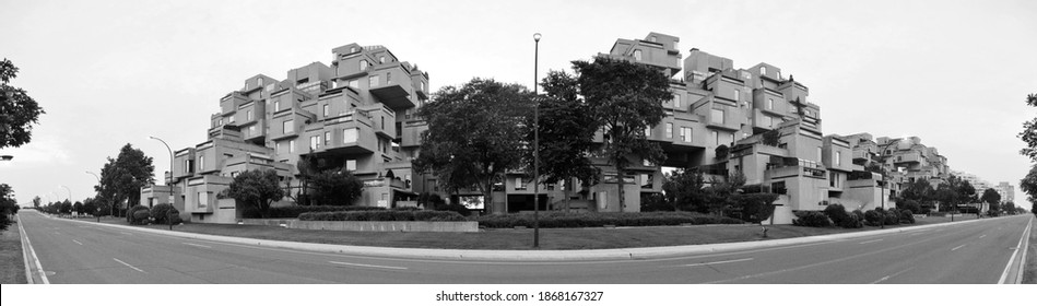 Montreal, Canada, 28 July 2008, Habitat 67, Residential Building Created By Architect Moshe Safdie