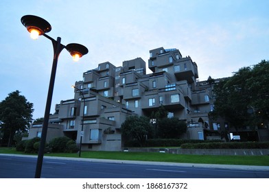 Montreal, Canada, 28 July 2008, Habitat 67, Residential Building Created By Architect Moshe Safdie