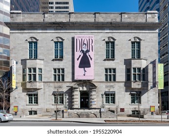 Montreal, Canada - April 2021 : Front View Of The McCord Museum