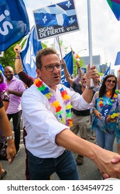 Montreal, Canada - August 2019: Leader Of The Political Party 