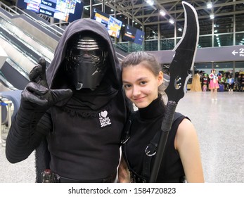 Montreal, Canada - December 2019 : Cosplayers Attending The Pop-culture Fan Convention Comiccon
Festival In Montreal