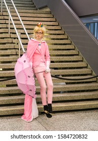 Montreal, Canada - December 2019 : Cosplayers Attending The Pop-culture Fan Convention Comiccon
Festival In Montreal