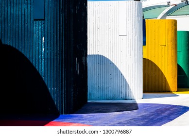 Montreal, Canada - July 15 2017: Outskirt Of The Montreal Olympic Park