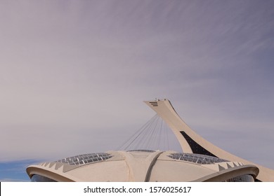 Montreal, Canada - June 16, 2018: The Montreal Olympic Stadium From 1976