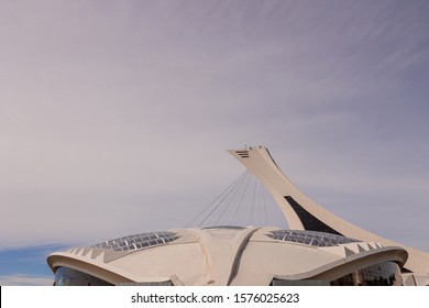 Montreal, Canada - June 16, 2018: The Montreal Olympic Stadium From 1976