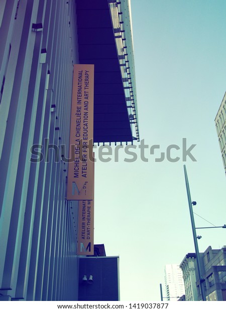 Montreal Canada June 6 2019 Michel Buildings Landmarks Stock Image