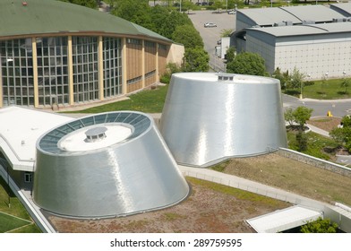 MONTREAL, CANADA - May 18, 2015: The New Rio Tinto Alcan Planetarium Built In 2013 Replaces The Old Dow Planetarium