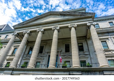 Montreal, Canada, Quebec Greffe Civil Translated As  State Government Office, June 26, 2021.