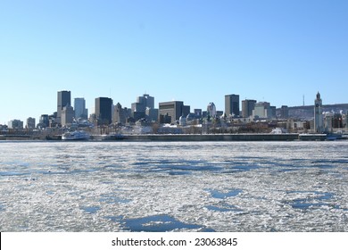 Montreal City, Canada In Winter