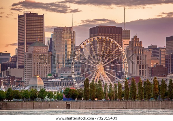 Photo De Stock De Grande Roue De Montréal Modifier