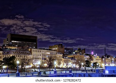 Montreal Old Port In Winter