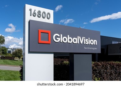 Montreal, QC, Canada - September 3, 2021: GlobalVision Headquarters In Montreal, QC, Canada. GlobalVision Is A Global Leader Digital Proofreading. 
