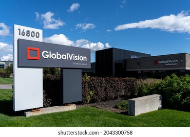 Montreal, QC, Canada - September 3, 2021: GlobalVision Headquarters In Montreal, QC, Canada. GlobalVision Is A Global Leader Digital Proofreading. 
