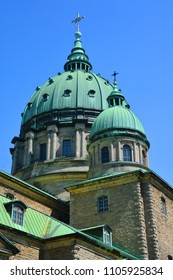 MONTREAL QUEBEC CANADA 06 12 17: Dome Of The Cathedral-Basilica Of Mary, Queen Of The World In Montreal, Quebec, Canada, Is The Seat Of The Roman Catholic Archdiocese Of Montreal.