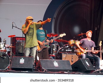 Montreal Quebec Canada - July 6 2014 Jah & I Jamaican Music Festival International Jazz Concert Of Reggae 