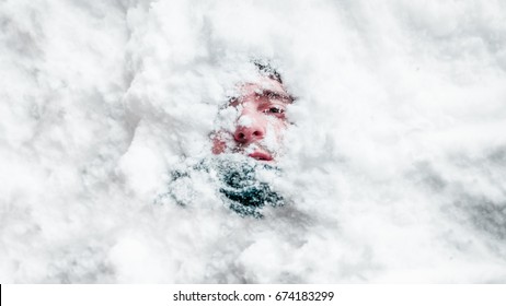 Man covered snow Images, Stock Photos &amp;amp; Vectors | Shutterstock