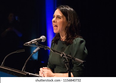 Montreal, Quebec / Canada - November 5 2017: The Night Valerie Plante Became Montreal’s First Female Mayor On November 5, 2017.