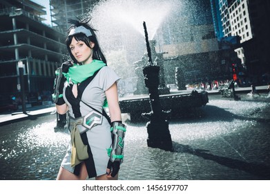 Montreal, Quebec, Canada,Montreal Congress Center,2019, Cosplayer Were Attending The  Pop-culture Fan Convention Montreal Comiccon Which Is A Pop-culture Fan Convention That Showcases Artist And