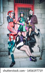 Montreal, Quebec, Canada,Montreal Congress Center,2019, Cosplayer Were Attending The  Pop-culture Fan Convention Montreal Comiccon Which Is A Pop-culture Fan Convention That Showcases Artist And