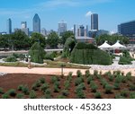 Montreal Skyline Flower Sculptures