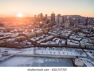 Montreal Winter Sunset