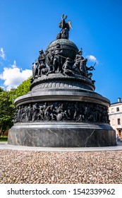 Monument To 1000 Years Of Russia Veliky Novgorod, Erected In 1862