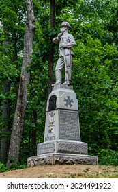 Monument to The 24th Michigan Volunteer Infantry Regiment, Gettysburg National Military Park, Pennsylvania USA