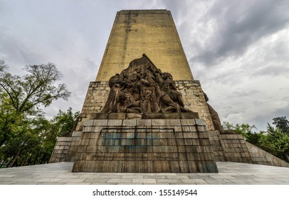 Monument To Alvaro Obregon (Monumento A Á�lvaro Obregón) In Parque De La Bombilla. A Monolithic Shrine Built In 1935 To The Post-revolutionary Mexico President In The Art Deco Style.