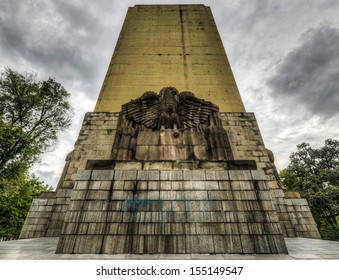 Monument To Alvaro Obregon (Monumento A Á�lvaro Obregón) In Parque De La Bombilla. A Monolithic Shrine Built In 1935 To The Post-revolutionary Mexico President In The Art Deco Style.