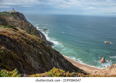 Monument Announcing Cabo Da Roca As The Westernmost Point Of Continental Europe