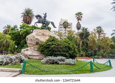 Monument To The Army Of The Andes  At The General San Martin Square In Mendoza, Argentina