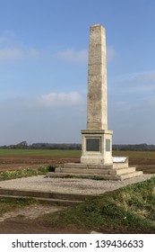 Monument At The Battle Of Marston Moor, Yorkshire, England.