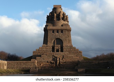 Monument To The Battle Of The Nations (1813) Designed By German Architect Bruno Schmitz (1913) In Leipzig, Saxony, Germany. 