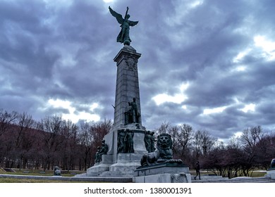 The Monument Of George-Étienne Cartier In Montréal