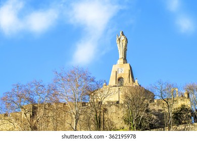 Monument Of Christ In San Sebastian (Donostia)